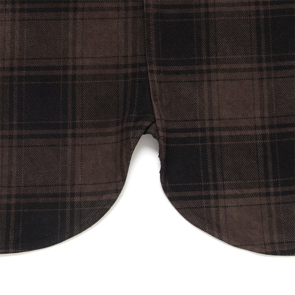 Studio D'Artisan - Amami mud-dyed flannel shirt - 5678 - Picture 3 of 4